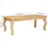 Stolik kawowy Brązowy 110 x 55 x 40 cm Drewno z mango