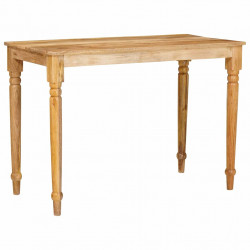 Stolik kawowy Brązowy 110 x 55 x 77 cm Drewno z mango
