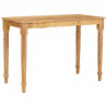 Stolik kawowy Brązowy 110 x 55 x 77 cm Drewno z mango