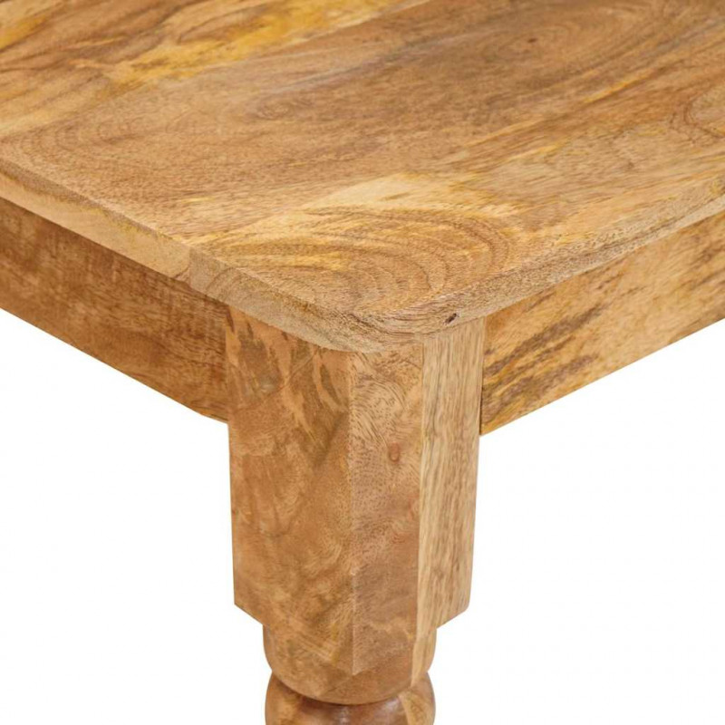 Stolik kawowy Brązowy 110 x 55 x 77 cm Drewno z mango