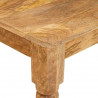 Stolik kawowy Brązowy 110 x 55 x 77 cm Drewno z mango