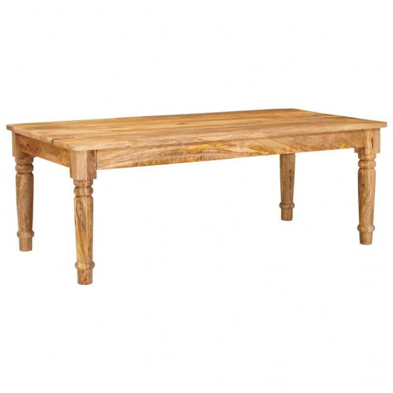 Stolik kawowy Brązowy 110 x 55 x 40 cm Drewno z mango
