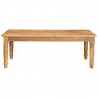 Stolik kawowy Brązowy 110 x 55 x 40 cm Drewno z mango