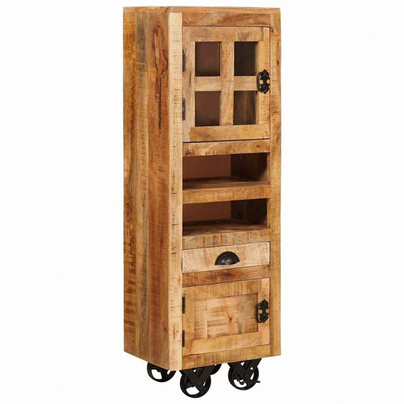 Highboard Brązowy 40 x 30 x 120,5 cm lite drewno mango