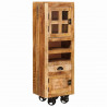 Highboard Brązowy 40 x 30 x 120,5 cm lite drewno mango