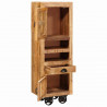 Highboard Brązowy 40 x 30 x 120,5 cm lite drewno mango