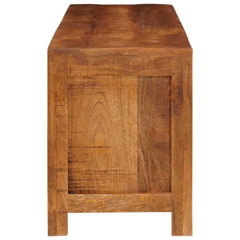 Szafka pod telewizor Brązowy 110 x 30 x 40 cm lite drewno mango