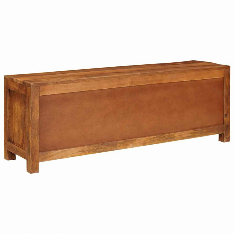 Szafka pod telewizor Brązowy 110 x 30 x 40 cm lite drewno mango