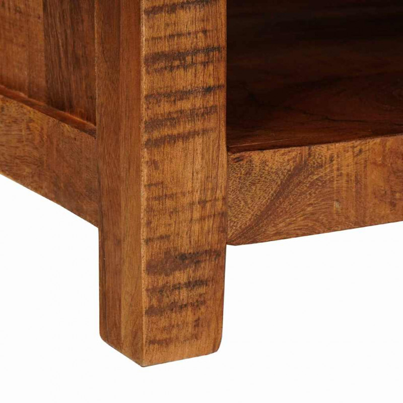 Szafka pod telewizor Brązowy 110 x 30 x 40 cm lite drewno mango