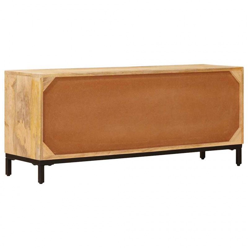 Stojaki na telewizor Brązowy 110 x 30 x 46 cm Drewno z mango