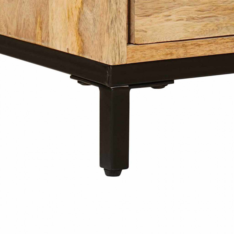 Stojaki na telewizor Brązowy 110 x 30 x 46 cm Drewno z mango