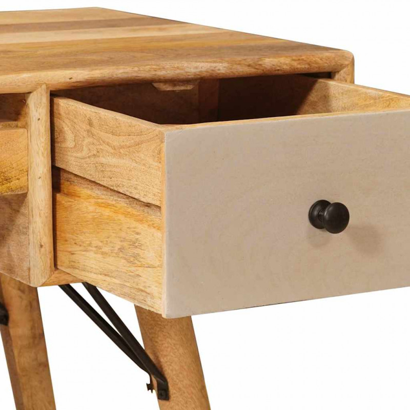 Biurko do pisania Brązowy 110 x 55 x 76 cm Drewno z mango