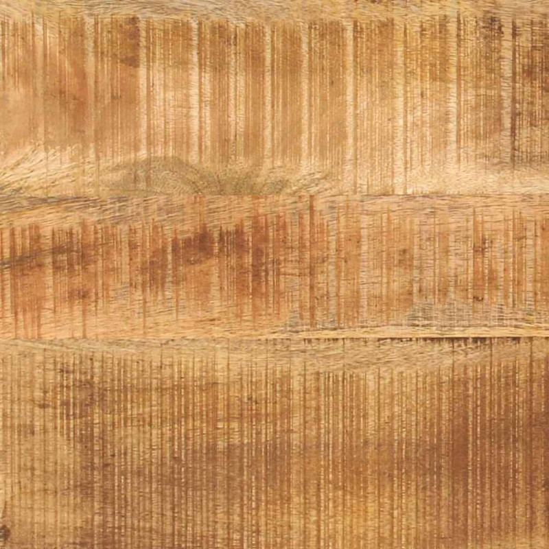 Stolik kawowy Brązowy i czarny 110 x 55 x 35 cm Drewno z mango