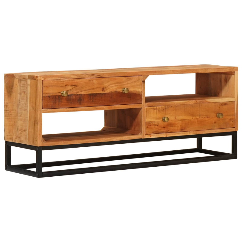 Szafka pod telewizor z szufladą Naturalny 110 x 30 x 44 cm