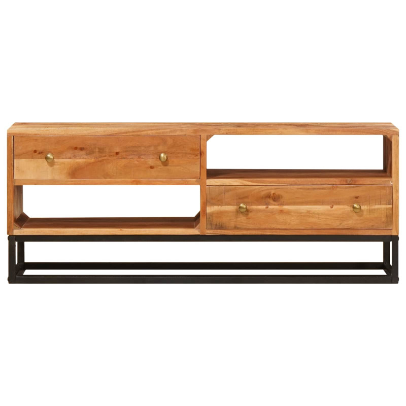 Szafka pod telewizor z szufladą Naturalny 110 x 30 x 44 cm