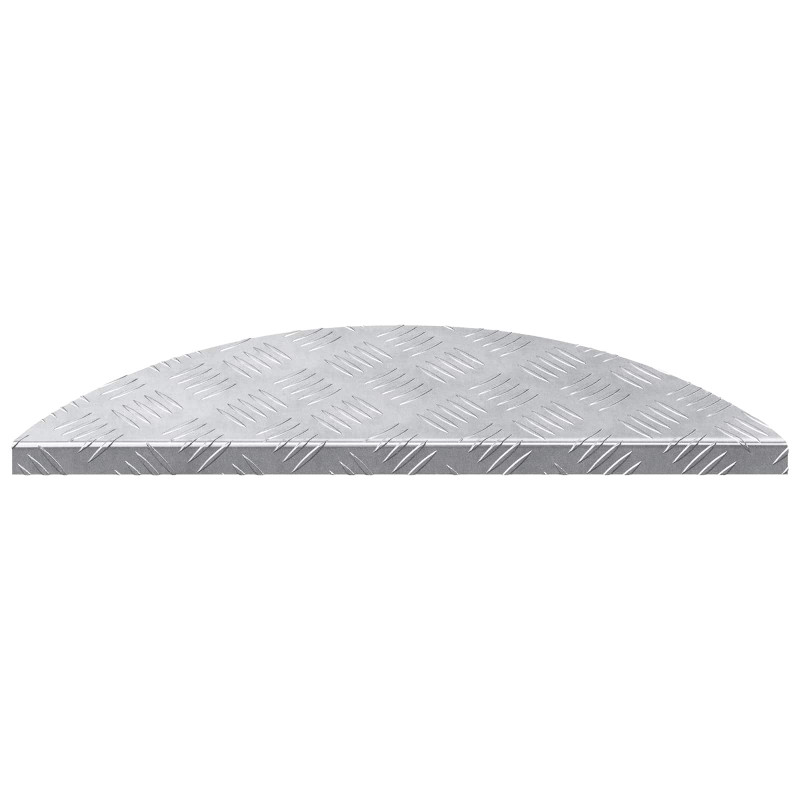Stopień Półksiężyc 5 pcs Srebrny 60 x 18 x 2,5 cm Aluminium