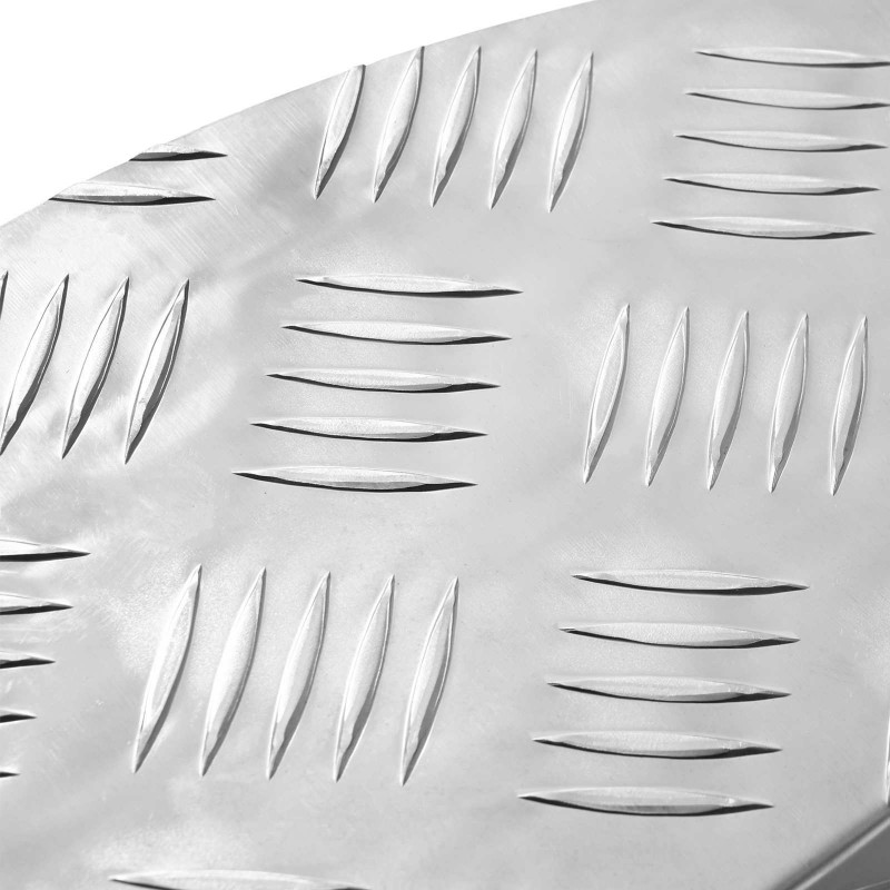 Stopień Półksiężyc 5 pcs Srebrny 60 x 18 x 2,5 cm Aluminium