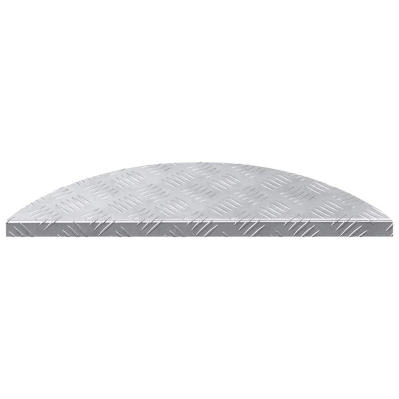 Stopień Półksiężyc 15 pcs Srebrny 60 x 18 x 2,5 cm Aluminium