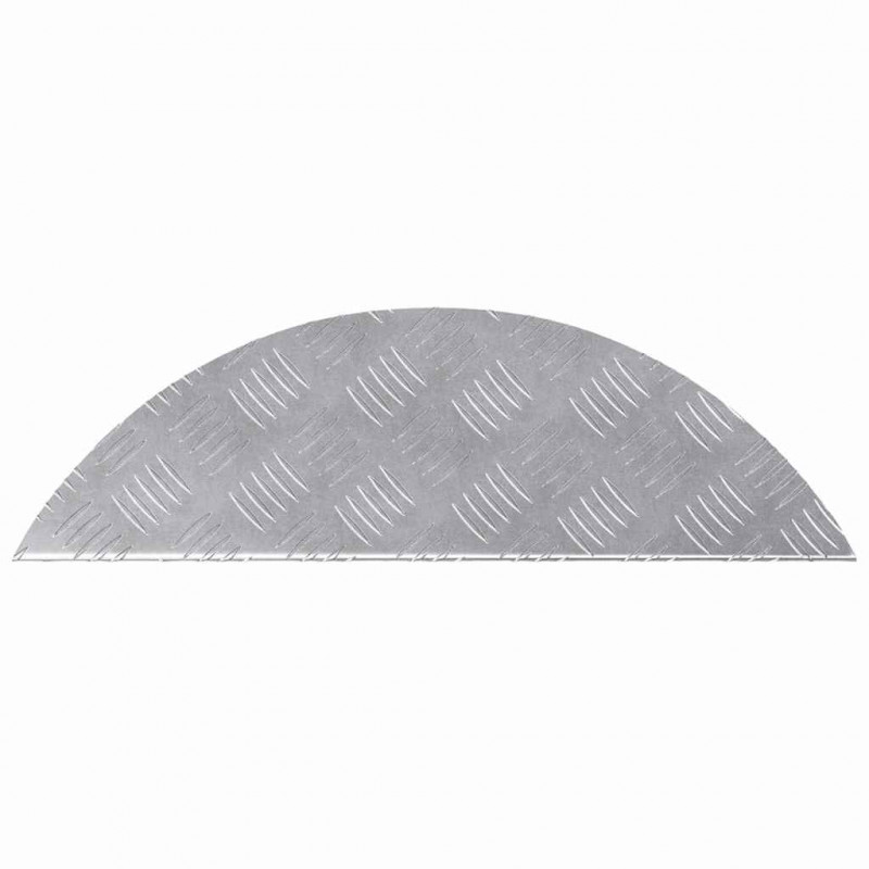 Stopień Półksiężyc 15 pcs Srebrny 60 x 18 x 2,5 cm Aluminium
