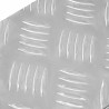 Stopień Prostokątny 10 pcs Srebrny 60 x 18 x 2,5 cm Aluminium