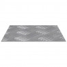 Stopień Kwadrat 2 pcs Srebrny 20 x 20 cm Aluminium