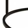 Nesting Stoły Kawowe 2 pcs Czarny Lite drewno mango i stal