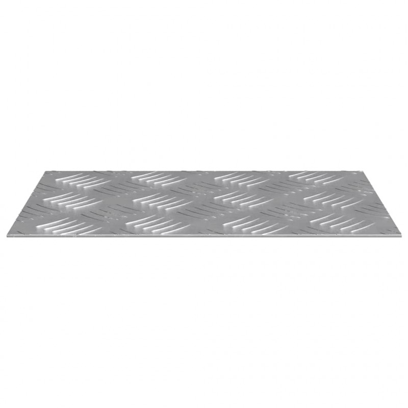 Stopień Prostokątny 4 pcs Srebrny 30 x 20 cm Aluminium