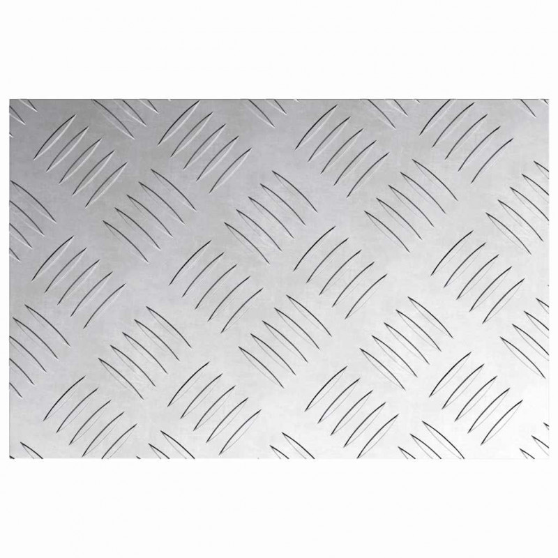 Stopień Prostokątny 4 pcs Srebrny 30 x 20 cm Aluminium