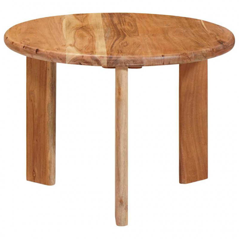 Nesting Stoły Kawowe 2 pcs Brązowy Lite Drewno Akacji