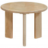 Nesting Stoły Kawowe 2 pcs Czarny Drewno z mango