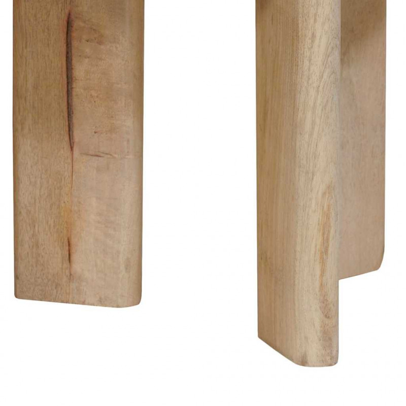 Nesting Stoły Kawowe 2 pcs Czarny Drewno z mango