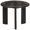 Nesting Stoły Kawowe 2 pcs Biały Drewno z mango