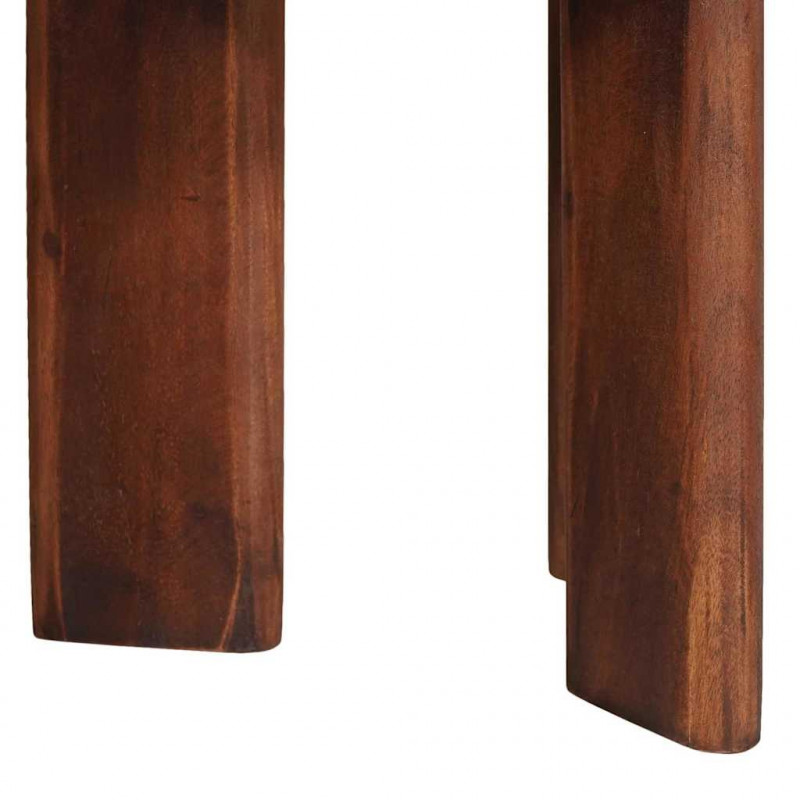 Nesting Stoły Kawowe 3 pcs Wielokolorowe Lite odzyskane drewno