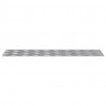 Stopień Prostokątny 4 pcs Srebrny 70 x 20 cm Aluminium