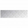 Stopień Prostokątny 4 pcs Srebrny 70 x 20 cm Aluminium