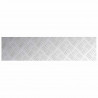 Stopień Prostokątny 2 pcs Srebrny 80 x 20 cm Aluminium