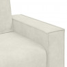 Sofa 2-osobowa, kremowy, 180x78x84 cm, tapicerowana aksamitem