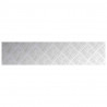 Stopień Prostokątny 2 pcs Srebrny 90 x 20 cm Aluminium