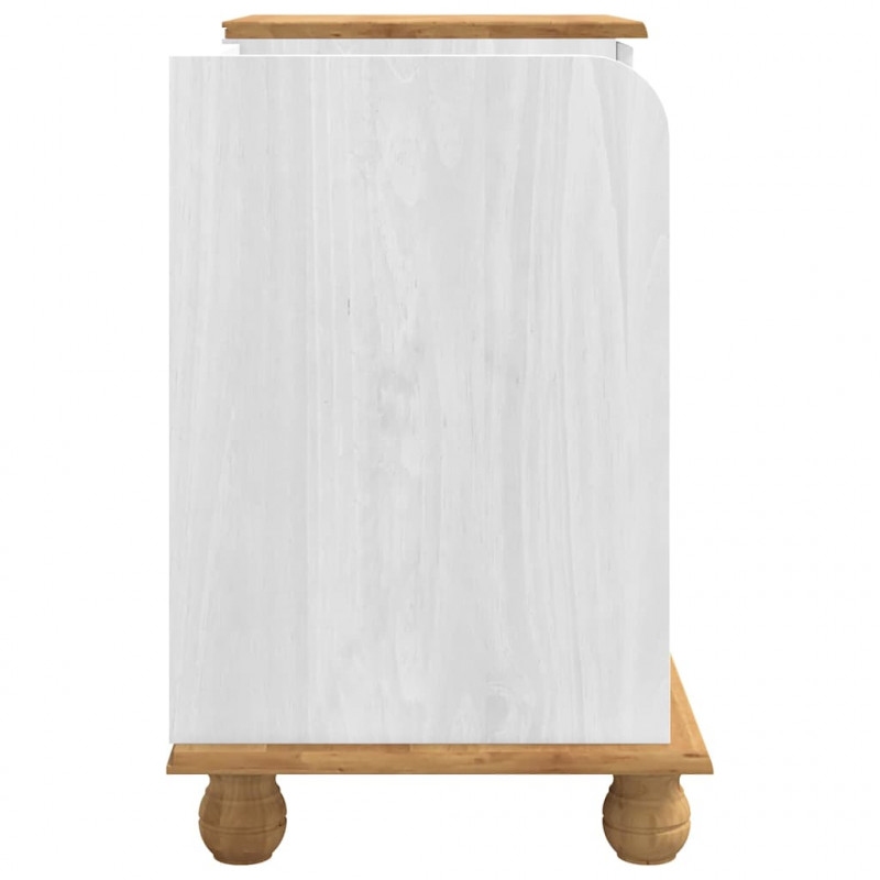 Ławka z miejscem do przechowywania ASKIM Biały 100 x 39 x 62 cm