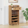 Szafka na wino ASKIM Wosk miodowy 57 x 37 x 114 cm