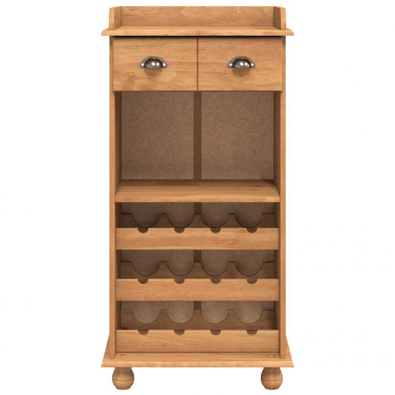 Szafka na wino ASKIM Wosk miodowy 57 x 37 x 114 cm