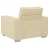 Sofa Kremowy 100 x 80 x 84 cm tkanina