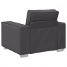 Sofa Szary 100 x 80 x 84 cm tkanina
