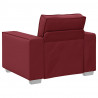 Sofa Czerwone wino 100 x 80 x 84 cm tkanina