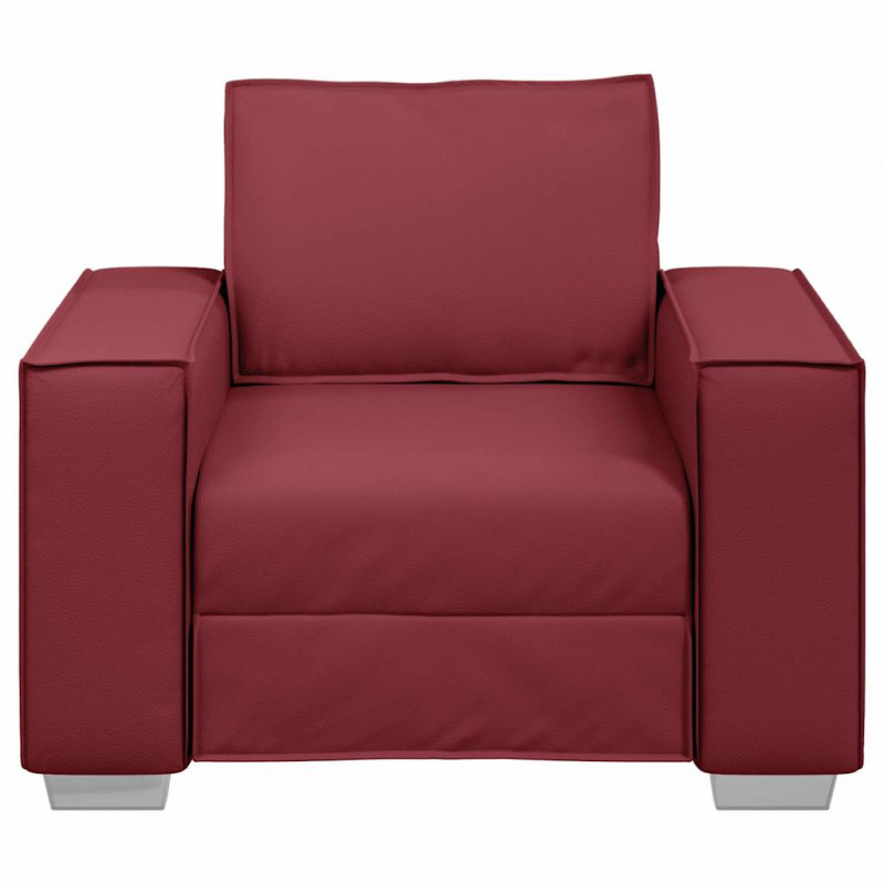 Sofa Czerwone wino 100 x 80 x 84 cm tkanina
