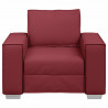 Sofa Czerwone wino 100 x 80 x 84 cm tkanina