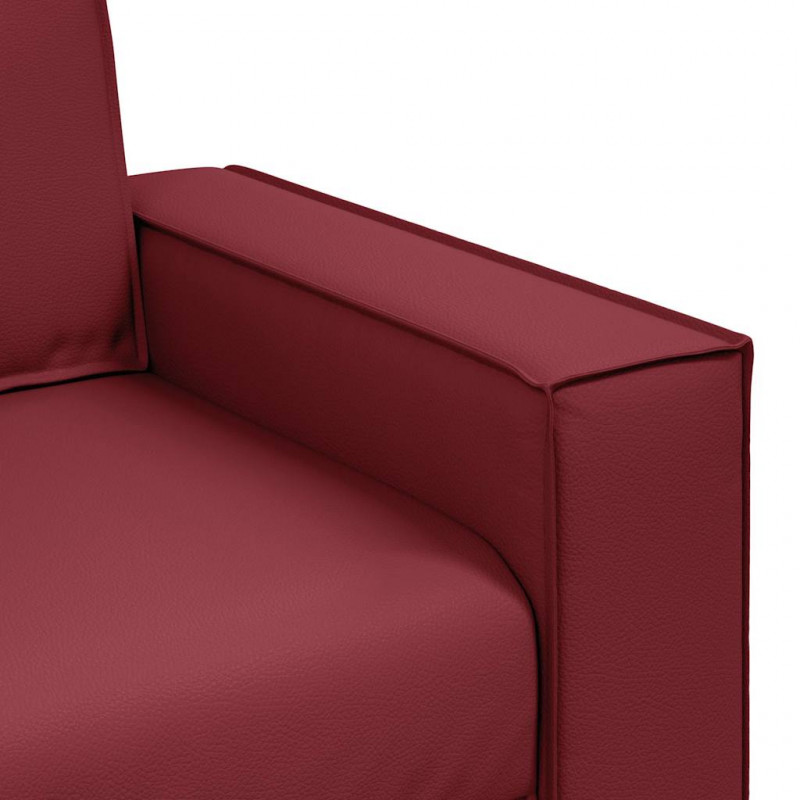 Sofa Czerwone wino 100 x 80 x 84 cm tkanina