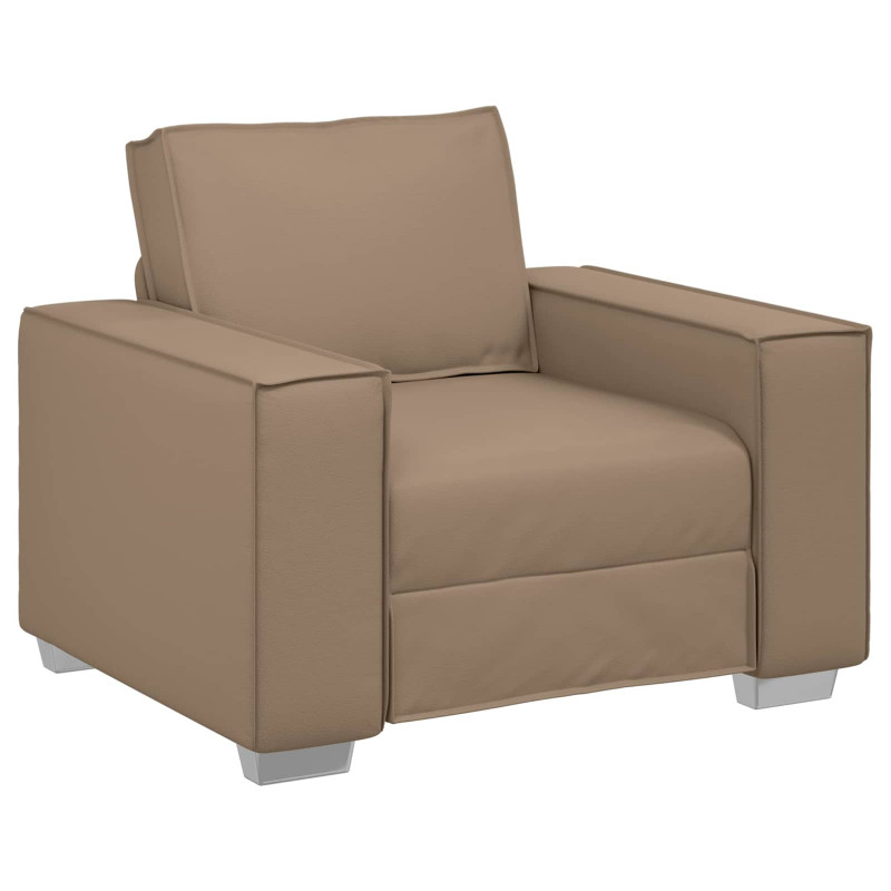 Sofa Cappuccino 100 x 80 x 84 cm tkanina
