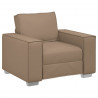 Sofa Cappuccino 100 x 80 x 84 cm tkanina