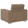 Sofa Cappuccino 100 x 80 x 84 cm tkanina